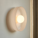 NordicHalo | Væglampe Minimalistisk - LED Glas Disk