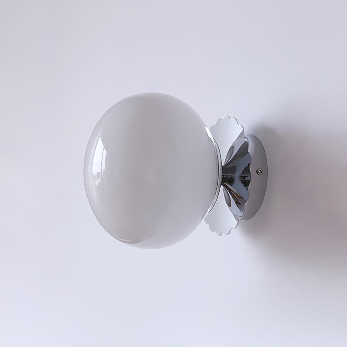 NordicHalo | Væglampe Vintage - Glas Globe Messing LED