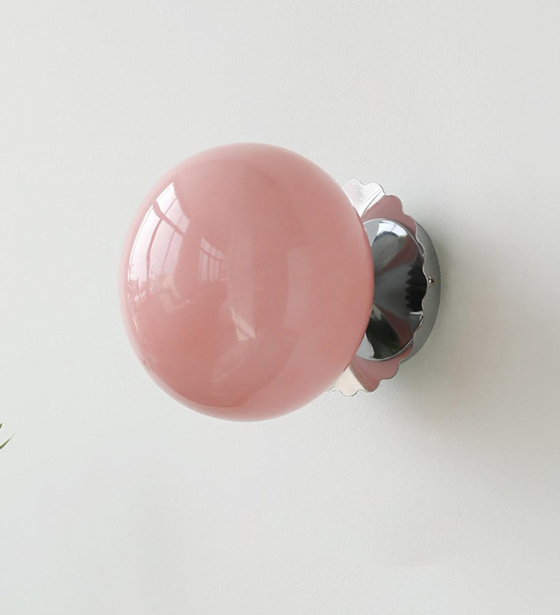NordicHalo | Væglampe Vintage - Glas Globe Messing LED