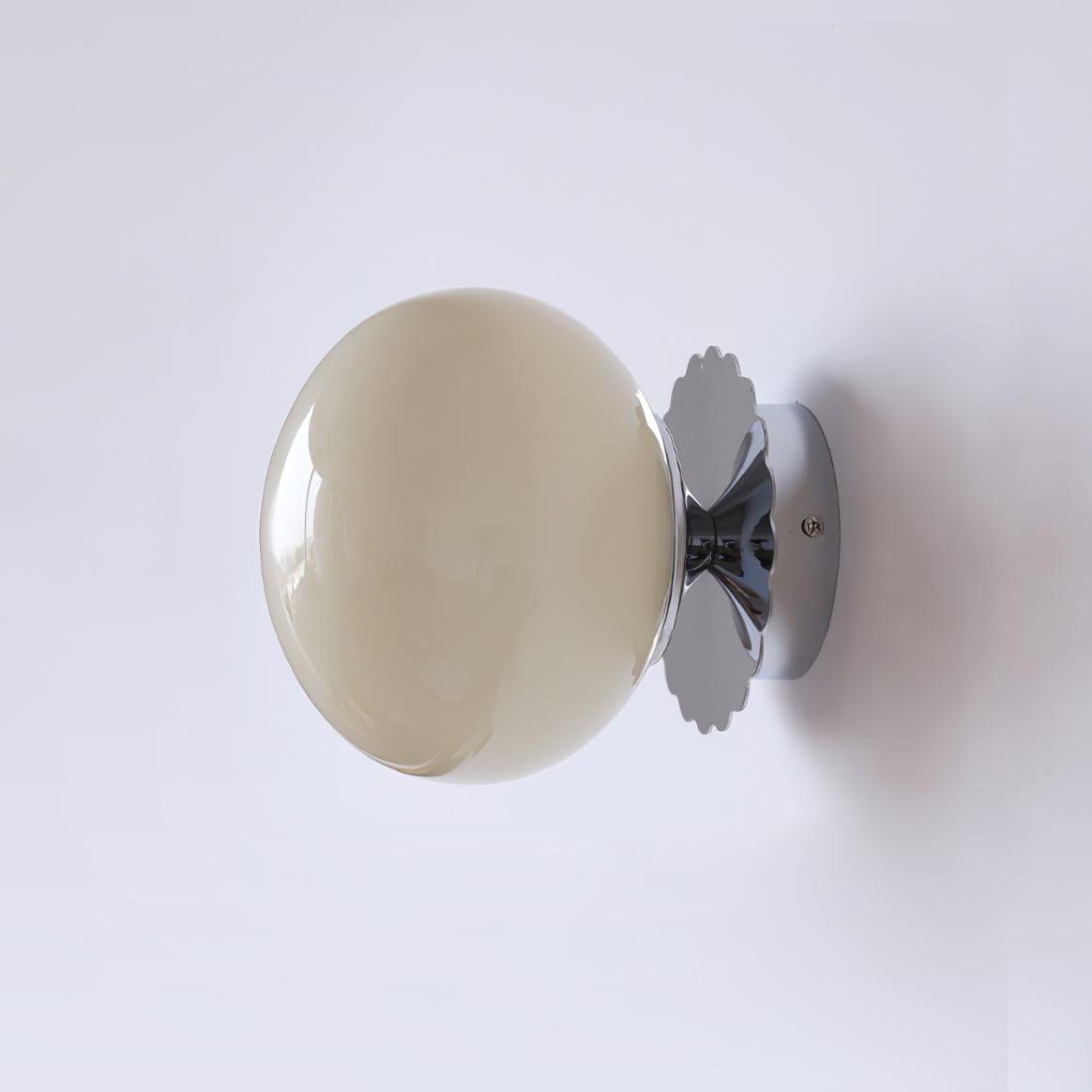NordicHalo | Væglampe Vintage - Glas Globe Messing LED