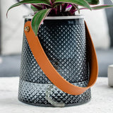 NordicHandle | Plantekrukke Moderne - Selvvandende Glas Med Læderrem