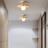 NordicHaven | Loftslampe Skandinavisk - LED Træ Dome