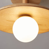 NordicHaven | Loftslampe Skandinavisk - LED Træ Dome