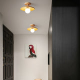 NordicHaven | Loftslampe Skandinavisk - LED Træ Dome