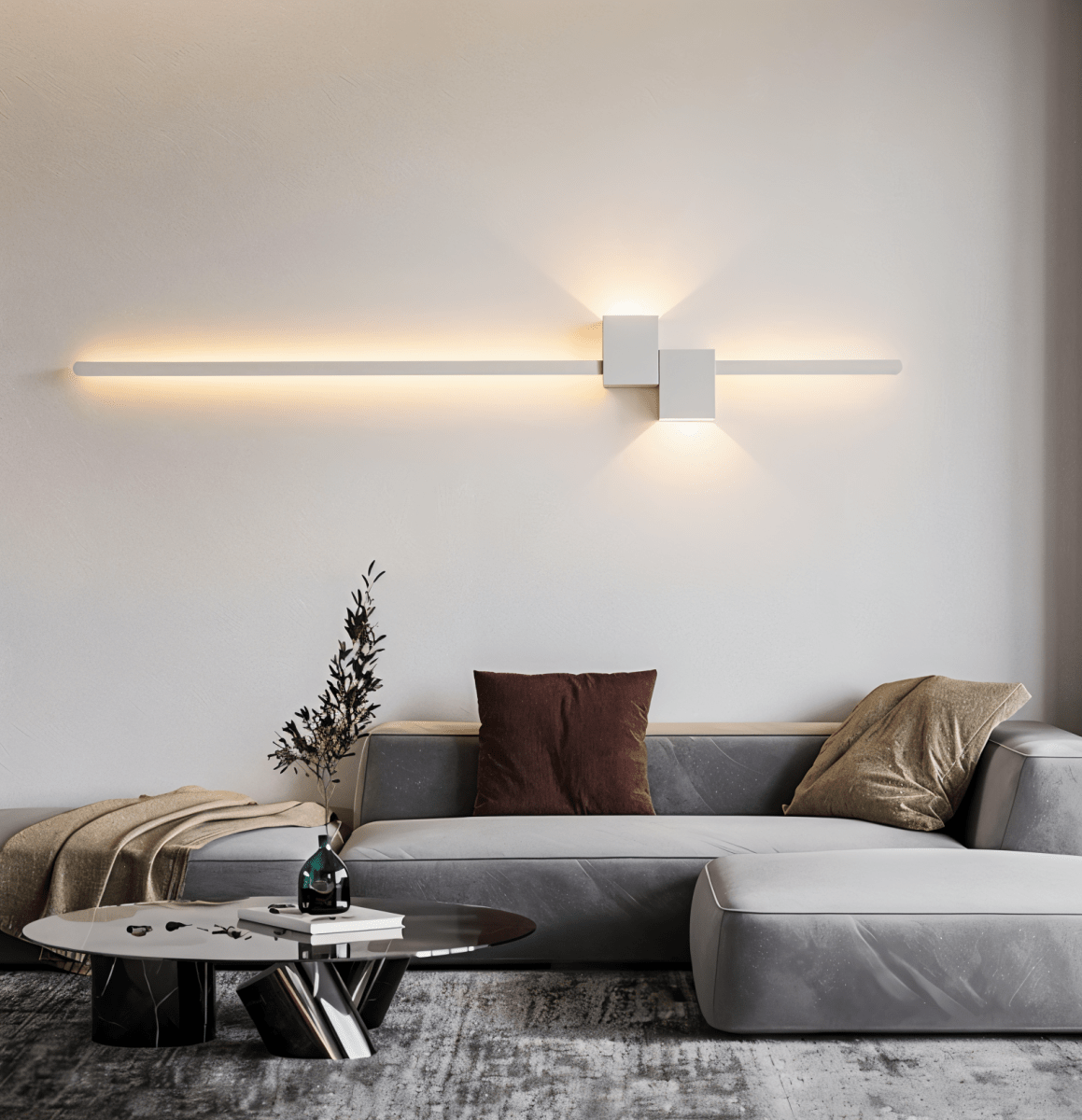 NordicLine | Væglampe Minimalistisk - LED Lineært Design Dæmpbar