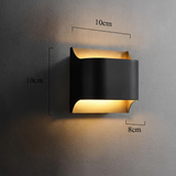 NordicLuma | Væglampe Moderne - Buet Messing LED