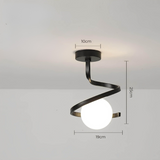 NordicLume | Loftslampe Moderne - LED Dæmpbar Glas