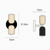 NordicLume | Væglampe Moderne - Dobbelt LED Cylinder