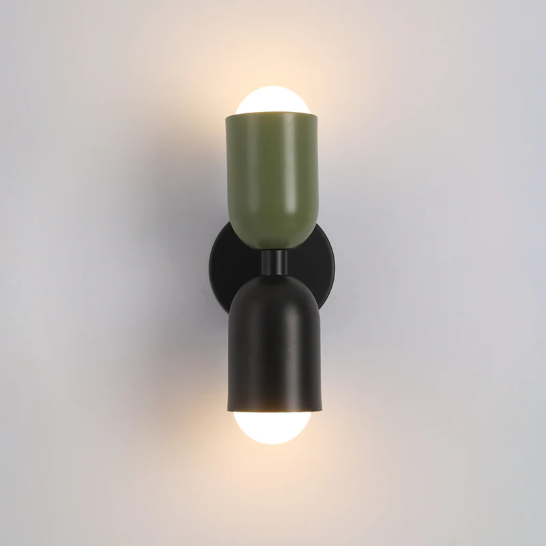 NordicLume | Væglampe Moderne - Dobbelt LED Cylinder