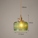 NordicLux | Pendellampe Minimalistisk - Messing Glas Rund 1-lys