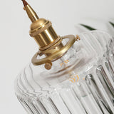 NordicLux | Pendellampe Minimalistisk - Messing Glas Rund 1-lys