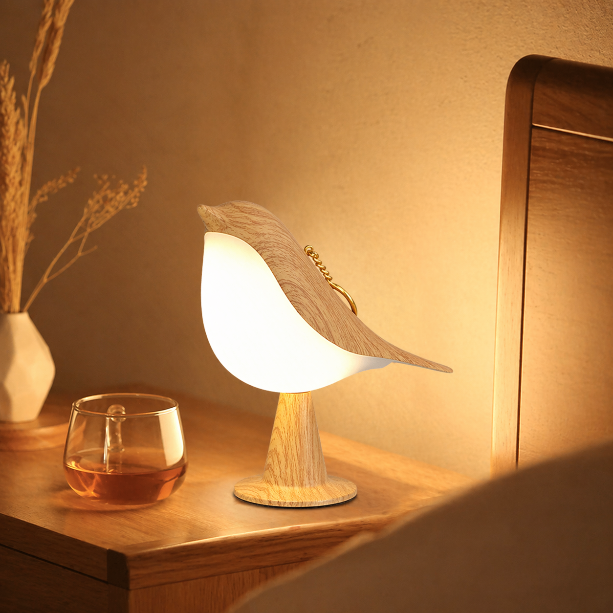 NordicNest | Bordlampe Skandinavisk - Trådløs LED Touch