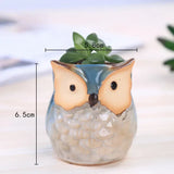 NordicOwl | Plantekrukke Skandinavisk - Mini Keramisk Design