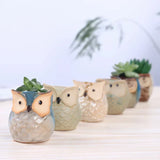 NordicOwl | Plantekrukke Skandinavisk - Mini Keramisk Design