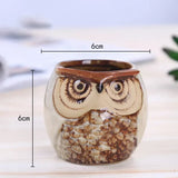 NordicOwl | Plantekrukke Skandinavisk - Mini Keramisk Design