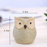 NordicOwl | Plantekrukke Skandinavisk - Mini Keramisk Design