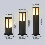 NordicPillar | Gulvlampe Moderne - Trådløs LED Solcelle