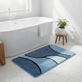 NordicPlush | Bademåtte Moderne - Absorberende Skridsikker Vaskbar