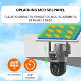 NordicSecure | Overvågningskamera Moderne - Trådløs LED 360°