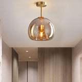 NordicShade | Loftslampe Skandinavisk - Røget Glas LED