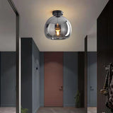 NordicShade | Loftslampe Skandinavisk - Røget Glas LED