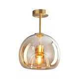 NordicShade | Loftslampe Skandinavisk - Røget Glas LED