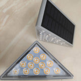 NordicStep | Solcellelampe Moderne - LED Trekant Design