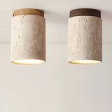 NordicStone | Loftslampe Moderne - Travertin Cylinder LED
