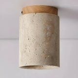 NordicStone | Loftslampe Moderne - Travertin Cylinder LED