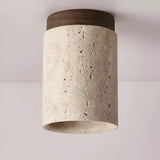 NordicStone | Loftslampe Moderne - Travertin Cylinder LED
