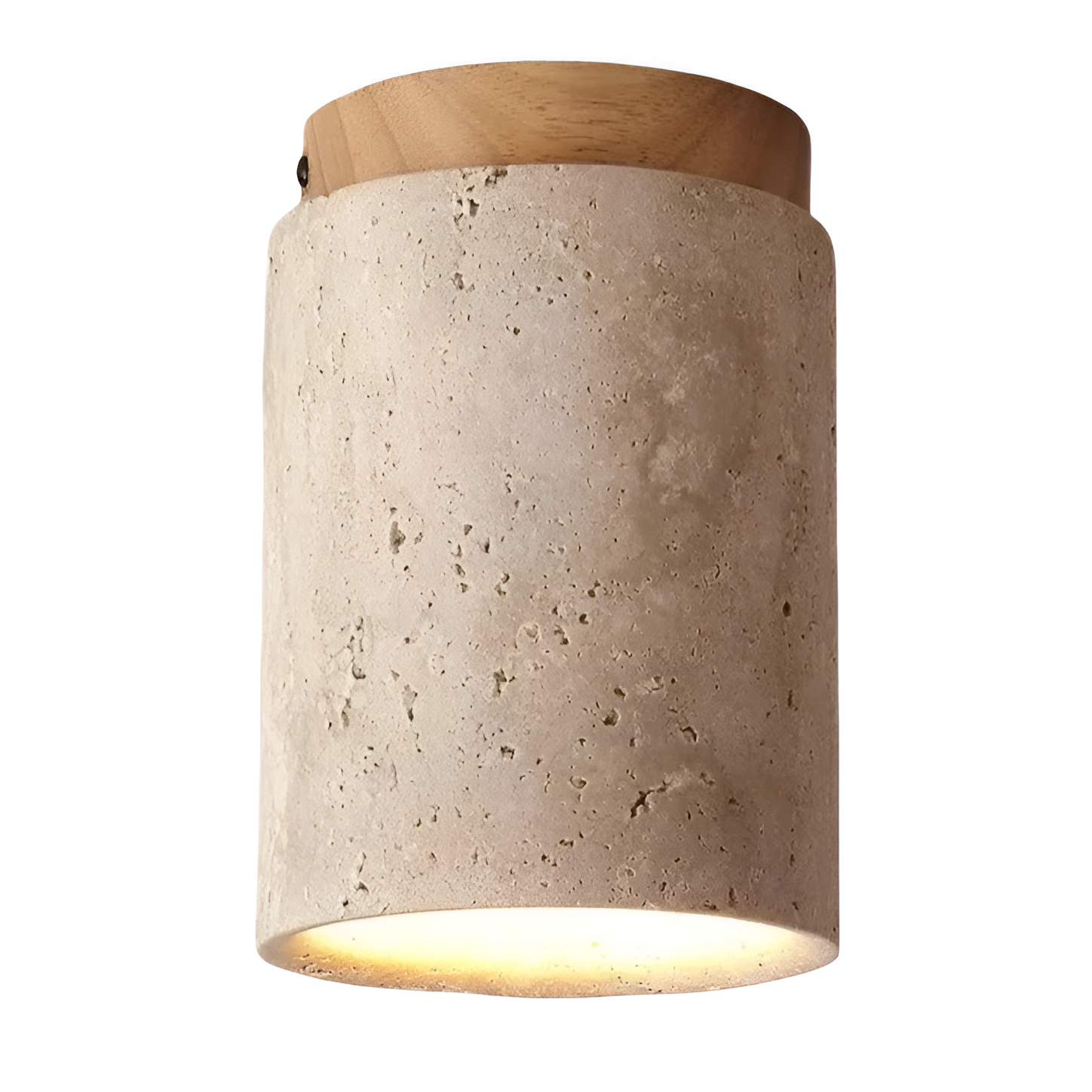 NordicStone | Loftslampe Moderne - Travertin Cylinder LED