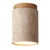 NordicStone | Loftslampe Moderne - Travertin Cylinder LED