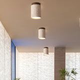 NordicStone | Loftslampe Moderne - Travertin Cylinder LED