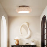 NordicStone | Loftslampe Skandinavisk - Rund LED Travertin
