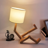 NordicTimber | Bordlampe Skandinavisk - Justerbar LED