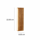 NordicTimber | Væglampe Skandinavisk - Indbygget LED Træ