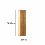 NordicTimber | Væglampe Skandinavisk - Indbygget LED Træ