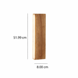 NordicTimber | Væglampe Skandinavisk - Indbygget LED Træ