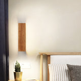 NordicTimber | Væglampe Skandinavisk - Indbygget LED Træ