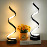 NordicTwist | Bordlampe Moderne - LED Spiral