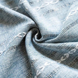 NordicWeave | Gardiner Vintage – Diskret Broderet Vaskbar Linnedlook