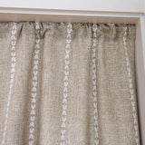 NordicWeave | Gardiner Vintage – Diskret Broderet Vaskbar Linnedlook