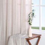NordicWeave | Gardiner Vintage – Diskret Broderet Vaskbar Linnedlook