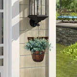 NordicWood | Plantekasse Vintage - Træ Bucket med Håndtag