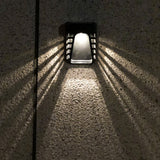 Nordicshield | Solcellelampe Moderne – LED Væglampe Gitter Design