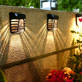 Nordicshield | Solcellelampe Moderne – LED Væglampe Gitter Design