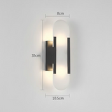 NordicLux | Væglampe Minimalistisk – Alabaster LED