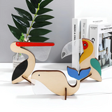 HyggeGlow | Bordlampe Skandinavisk – Træ LED USB