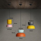 Nordisk Zinklegering Dobbelt-tone Kuppel Pendel Lys LED 1-lys