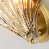 OceanGlow | Væglampe Vintage - Messing LED Glas